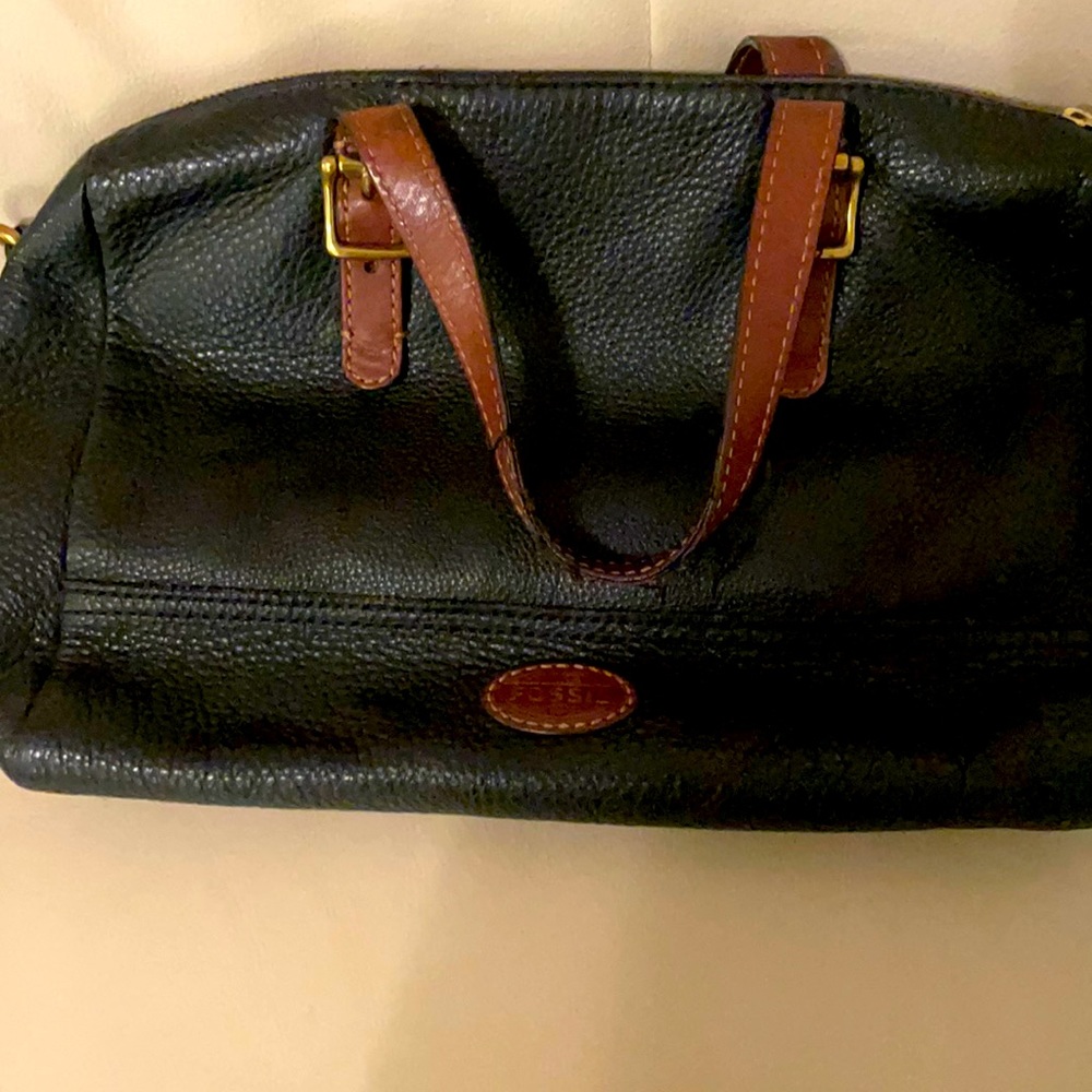 Black fossil purse